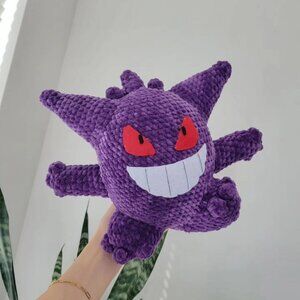 Handmade Gengar Pokemon Plushie